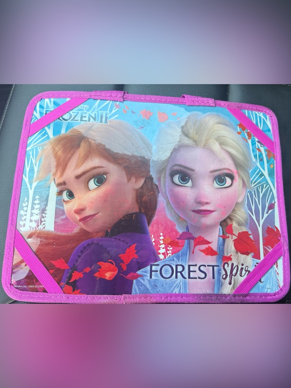 Disney Frozen Elsa & Anna Travel Activity Board / Lap Desk